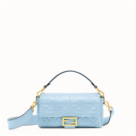 fendi light blue baguette|fendi korea baguette bag.